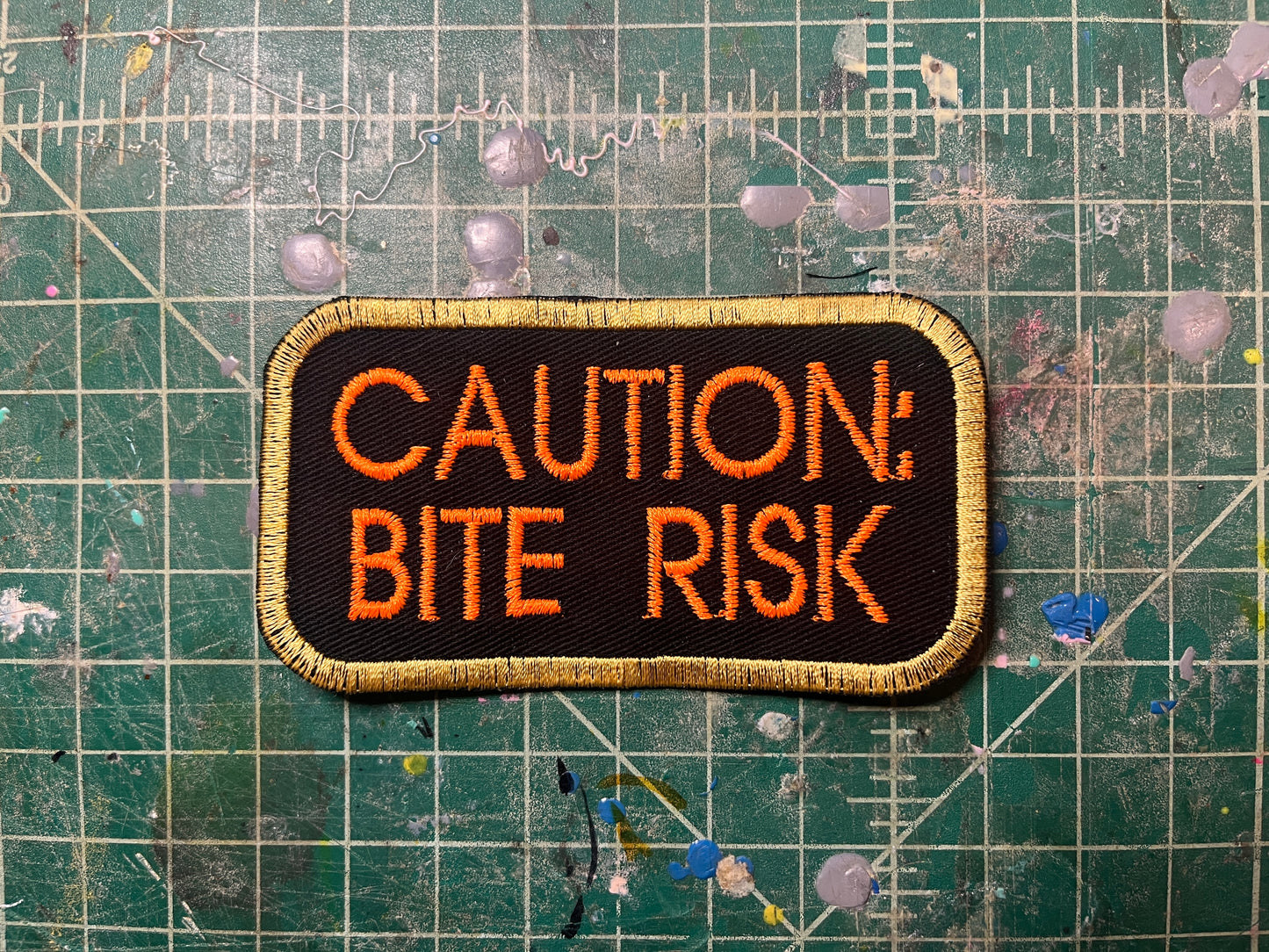 Caution: Bite Risk Patch